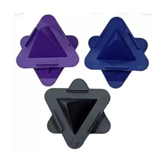 Portable Three-Sided Triangle Desktop Stand Mobile Paradise Universal Phone Pyramid Shape Holder Mobile Holder (Assorted Color Pack of 2) thumbnail 3
