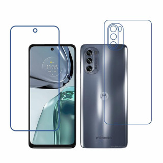 Motorola Moto G62 5G 9H Front & Back Flexible Compatible Mobile Screen Protector (Not a Tempered glass)