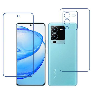 vivo V25 Pro 9H Front & Back Flexible Compatible Mobile Screen Protector (Not a Tempered glass)