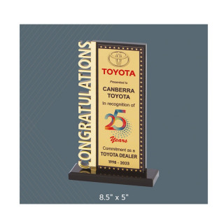 Difference Personalized Acrylic Award Trophy with Custom Engraving