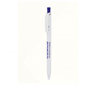 White Color Retractable Ball Pen(Pack of 10)