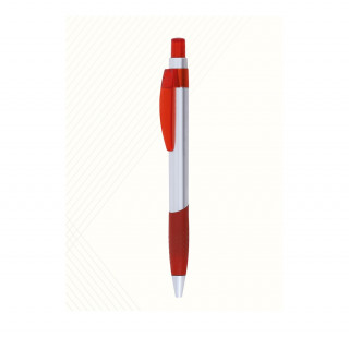 Plastic Body Grey And Red Color Blue Ball Pen For Writing Or Drawing(Pack of 10)