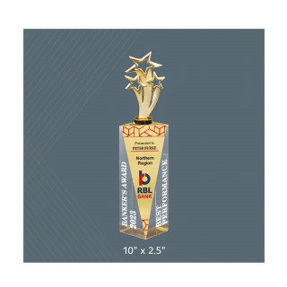 3 Star Special Acrylic Award Trophy