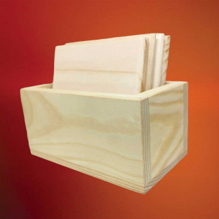Square Plaine Design Natural Wooden Coasters for Your Drinks Beverages & Bar Glasses -(set of 4) thumbnail 5