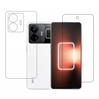 Realme GT3 TPU Protective Compatible Mobile Screen Protector For Front & Back (Not a Tempered glass)