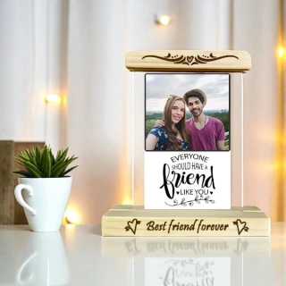 Love Captured: Elegant Acrylic Frame for Valentine's Day Memories