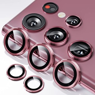 Camera Lens Cover Compatible with Samsung Galaxy S23 Ultra (Scratch-Resistant High Transparency Ultra Clear Assorted Color)