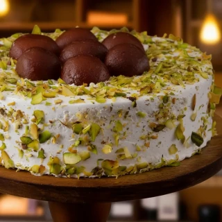 Birthday Cake with Sweets – Celebration Gift Hamper thumbnail 3