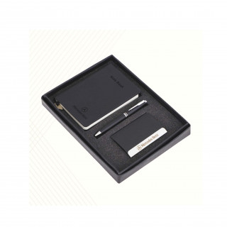 Feature Fine Finishing Shiny Look Packaging Type Box Visiting Card Holder Keychain Pen (3 Items)