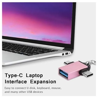 2 in 1 OTG Adapter Micro USB Type c, and Type-b All in 1 Multi OTG Connector for Mobile OTG hub USB 3.0 High Speed Data Transfer Converter for Android (pack of 2 Assorted) thumbnail 4