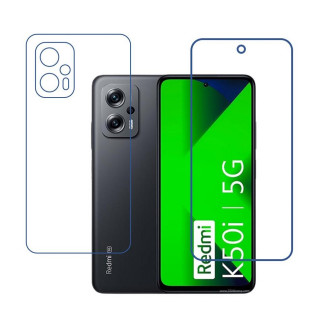 Xiaomi Redmi K50i 9H Front & Back Flexible Compatible Mobile Screen Protector (Not a Tempered glass)