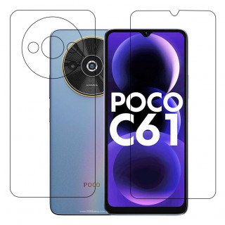 Xiaomi Poco C61 (Front & Back) 9H Protective Flexible Compatible Mobile Screen Protector