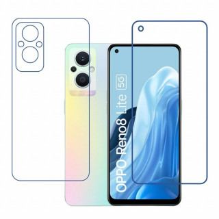Oppo Reno8 Lite 9H Front & Back Flexible Compatible Mobile Screen Protector (Not a Tempered glass)