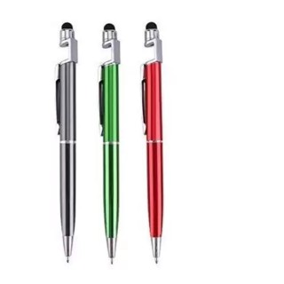Universal 3 in 1 Stylus Pen's with Mobile Stand Holder Writing Pen Screen Wipe for mobiles Best for Gift. (Smart Pack of 3)