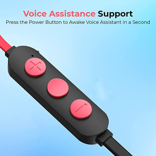 Premium Neckband Design Bluetooth Wireless in Ear Earphones with Mic (Black & Brown) thumbnail 3