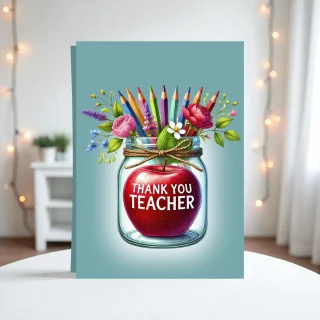 Personalized Teacher’s Day Greeting Card – Custom Photo & Message | DVMART thumbnail 4