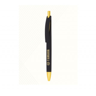 Pen Carina Gloss Blsck Barrel And Chrome Cap With Gold Trim Bp(Pack of 10)