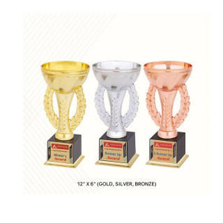 Metal Golden Cup Trophy