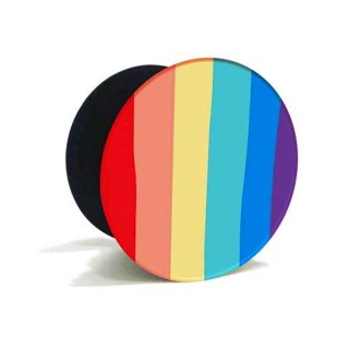 Phone Grip and Stand Collapsible Pop Socket Multi color [Strips Pattern]