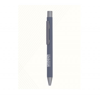 Premium Ballpoint Pen Set of 1 Blue Aluminium Ballpoint Pens Document Safe with Blue Ink Line 