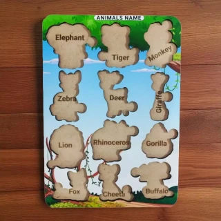 DVMART® Kid's Puzzle for School, Home, Kids | Learn and Play | Animal Theme thumbnail 3
