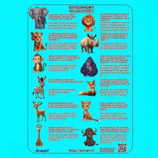 DVMART® Kid's Puzzle for School, Home, Kids | Learn and Play | Animal Theme thumbnail 4