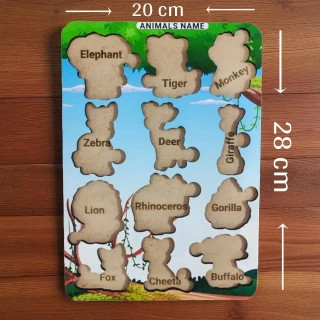 DVMART® Kid's Puzzle for School, Home, Kids | Learn and Play | Animal Theme thumbnail 5