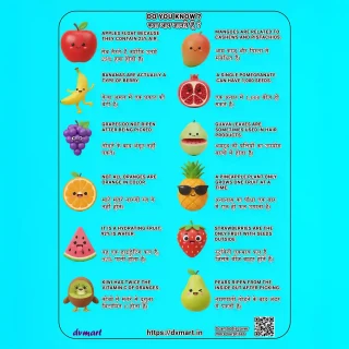 DVMART® Learn and Play Kid's Puzzle for School, Home, Kids | Fruit Theme thumbnail 4