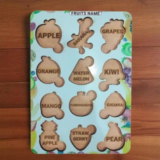 DVMART® Learn and Play Kid's Puzzle for School, Home, Kids | Fruit Theme thumbnail 3