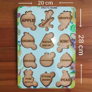 DVMART® Learn and Play Kid's Puzzle for School, Home, Kids | Fruit Theme thumbnail 5