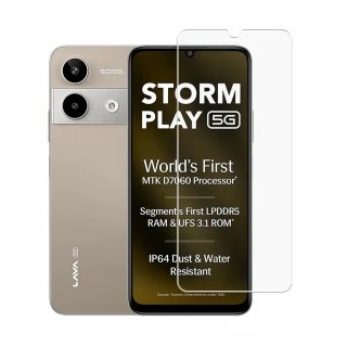 DVTECH 9H Screen Protector Compatible With Lava Storm Play | Perfect Fit | Edge to Edge | Flexible Screen Guard |