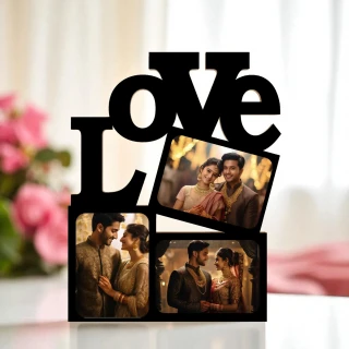DVMART® Romantic Gift for Wife| Husband| Lover – Acrylic & MDF Laser Cut Designer Photo Frame