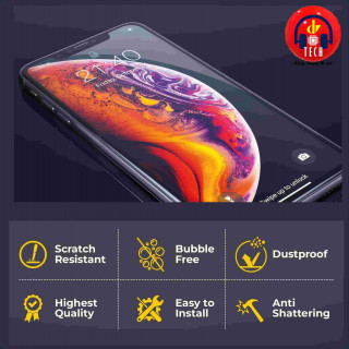 Tempered Glass Screen Protector Guard Compatible With Mi 10T Lite/11T/11T Pro/11X/11X Pro Edge to Edge Coverage With Free Installation Kit (Tempered Glass) thumbnail 4