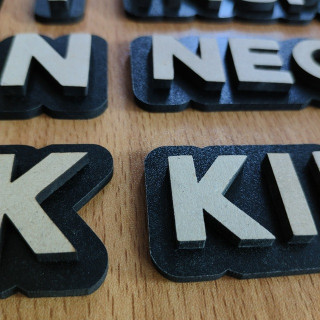 3D Motivational Wall Art in MDF –Before you speak thumbnail 4