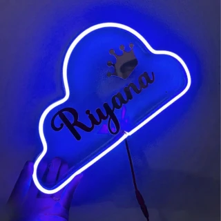 DVMART® Multi Color Custom Neon Light Signage for Shop, Nameplate & Home Décor