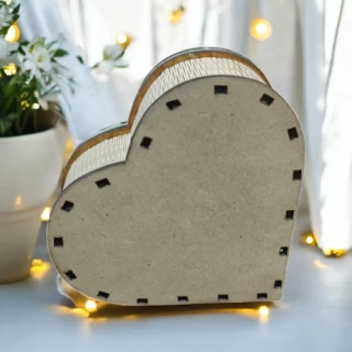 DVMART® Unique MDF Wood Laser Cut Jewellery Box | Elegant Multi-Utility Storage Box for Jewellery, Cosmetics & Keepsakes – Personalized Gift for Birthday thumbnail 5