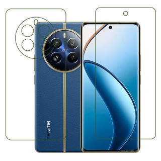 Realme 12 Pro (Front & Back) TPU Protective Compatible Flexible Unbreakable Mobile Screen Protector