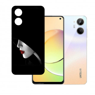Realme 10 UV Embossed Touch Feel Design back Skin Protector for (Not a Tempered glass)