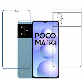 Xiaomi Poco M4 5G 9H Front & Back Flexible Compatible Mobile Screen Protector (Not a Tempered glass)