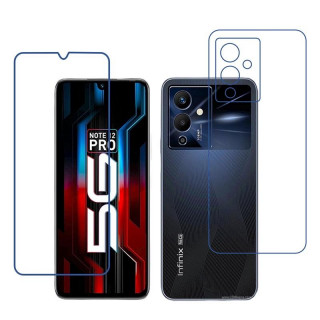 Infinix Note 12 Pro 5G 9H Front & Back Flexible Compatible Mobile Screen Protector (Not a Tempered glass)