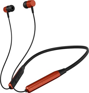 Premium Neckband Design Bluetooth Wireless in Ear Earphones with Mic (Black & Brown)