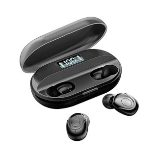 TWS Wireless Headset With Mobile Power Bank 1500MH Bluetooth Handfree device (Black True Wireless) thumbnail 2