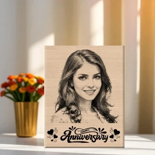 Steam Beech Wood Photo Frame – Natural Beauty for Your Cherished Moments
