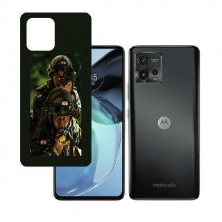 Motorola Moto G72UV Embossed Touch Feel Combat Design back Skin Protector for  (Not a Tempered glass)