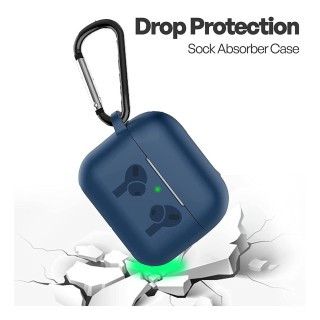 Earbuds Pro2 Soft Silicone Skin Case Cover Shock-Absorbing Protective Case with Carbaner Compatible thumbnail 2