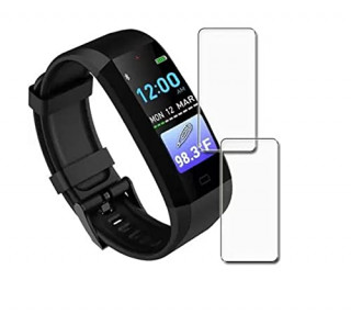 GOQii Vital 4 Compatible Smartwatch Screen Protector (Pack of 02)