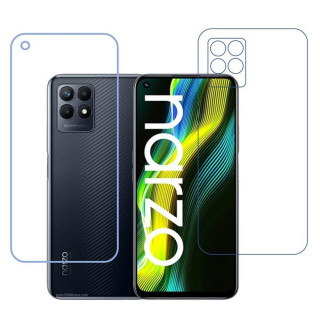 Realme Narzo 50 9H Front & Back Flexible Compatible Mobile Screen Protector (Not a Tempered glass)