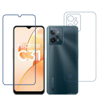 Realme C31 9H Front & Back Flexible Compatible Mobile Screen Protector (Not a Tempered glass)