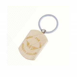 Meaning of Friends Engraved Handcrafted Wooden Key Chain