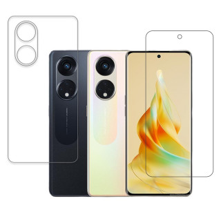 Oppo Reno8 T 5G TPU Protective Compatible Mobile Screen Protector For Front & Back (Not a Tempered glass)